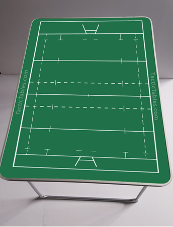 Coachboard tafel Rugby 80 x 60 x 70 cm